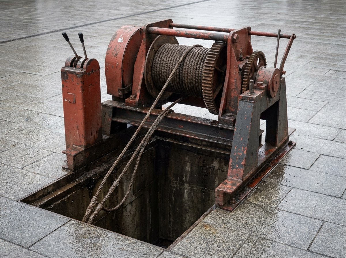 chamber mounted winch frame