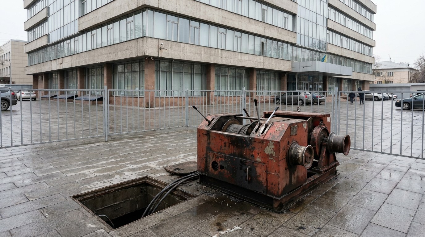 офис и двор в Казахстане